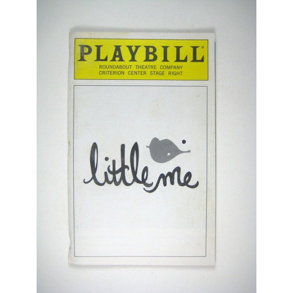 Playbill Little Me Roundabout Theatre 1998 Martin Short Faith Prince Benson